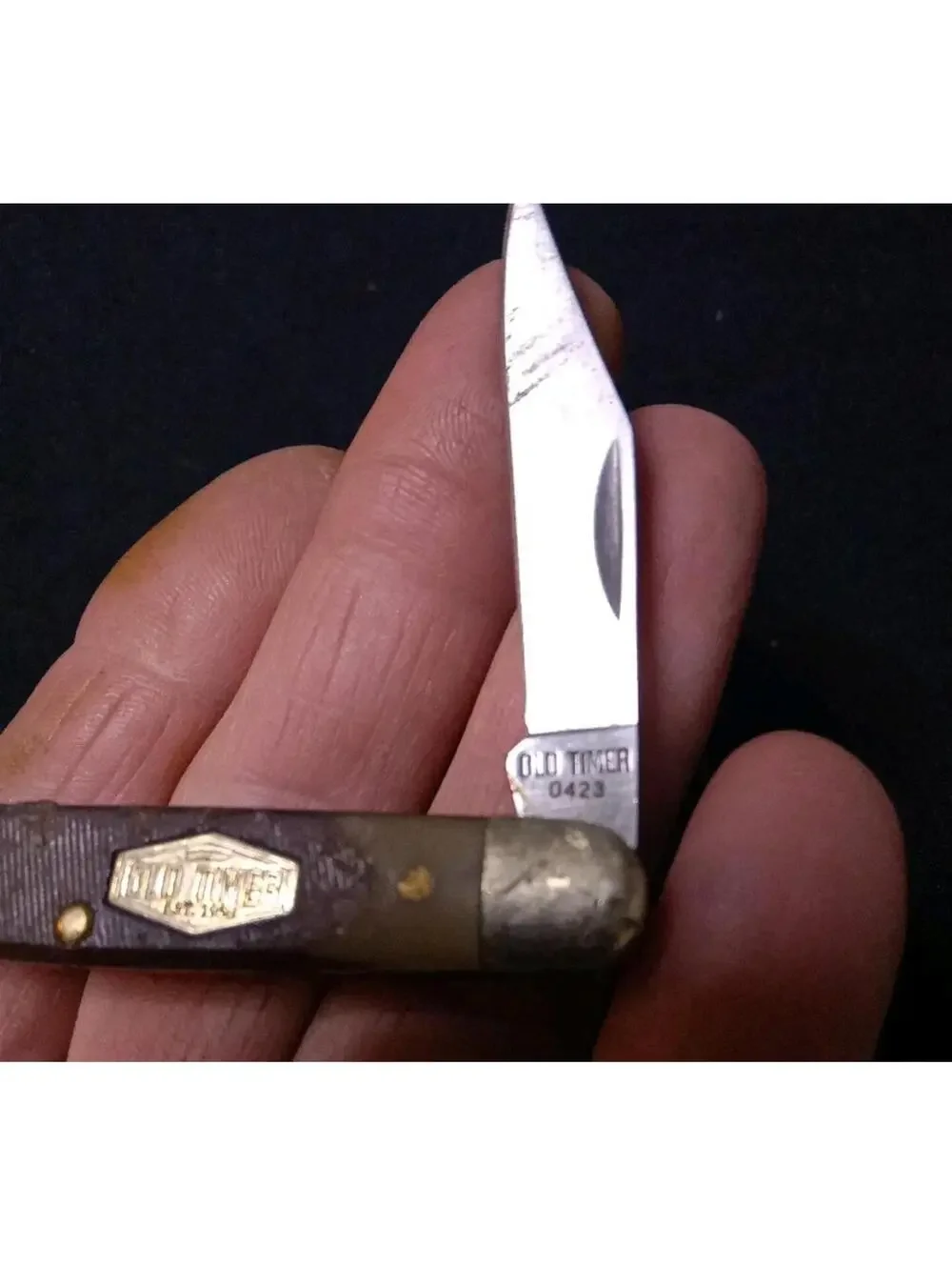 Old Timer Pocket Lockback Knife #104OT Old Timer 0423 - Picture 2 of 4